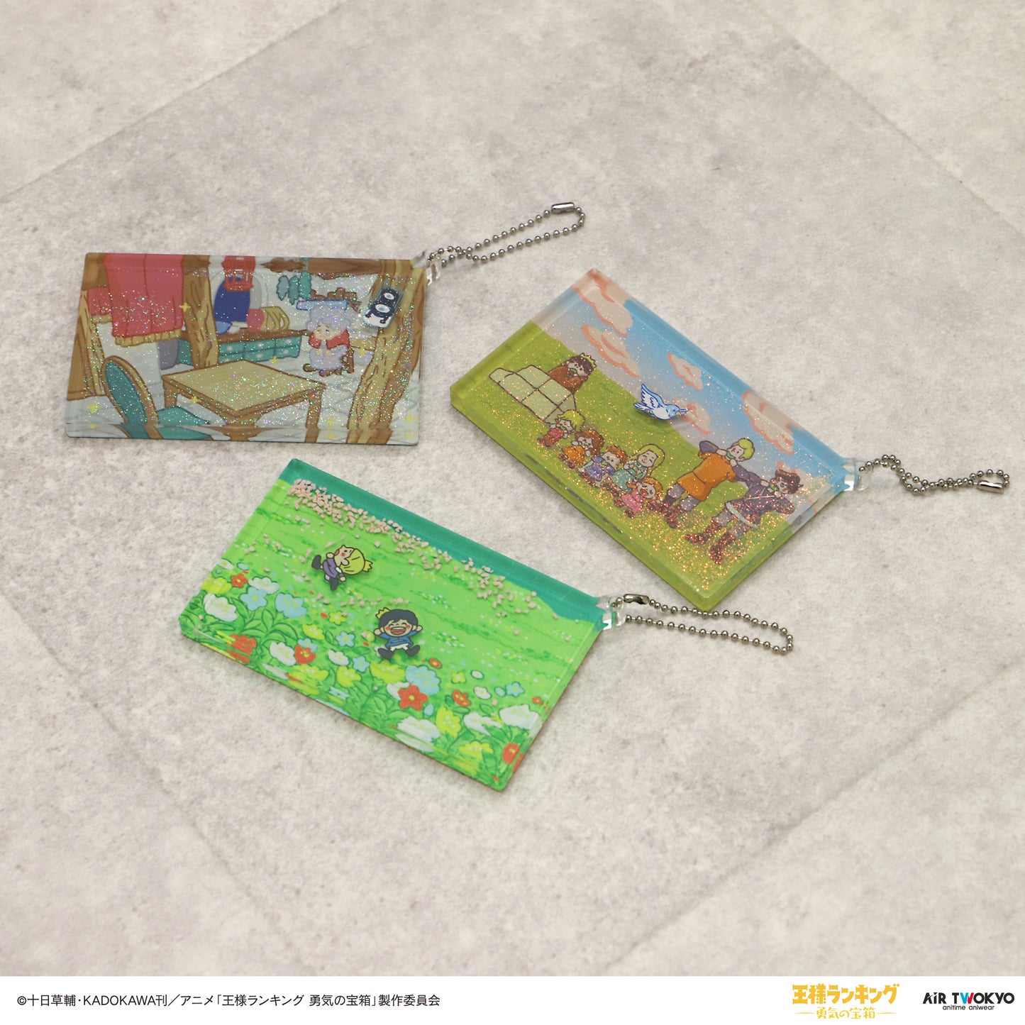 TVアニメ「王様ランキング 勇気の宝箱」リキッドキーホルダー2 (ボッジ達とピッピ)