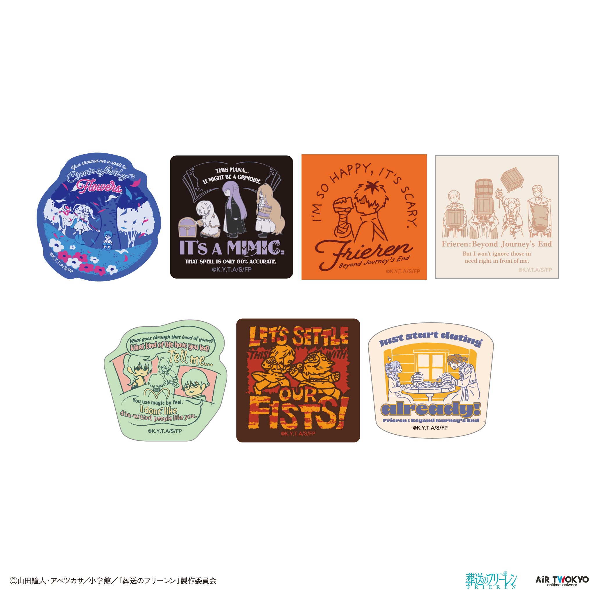 TVアニメ『葬送のフリーレン』 第2弾 シーンイラストステッカーセット