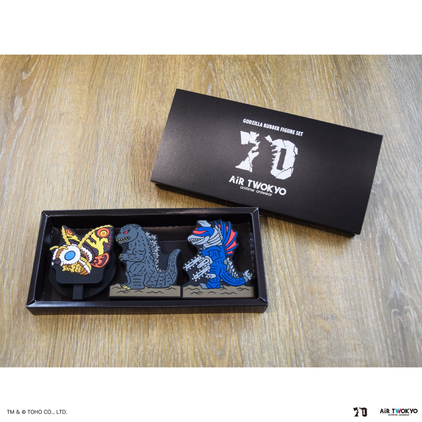 ゴジラ70周年記念 ミレニアムシリーズ ラバーフィギュアセット