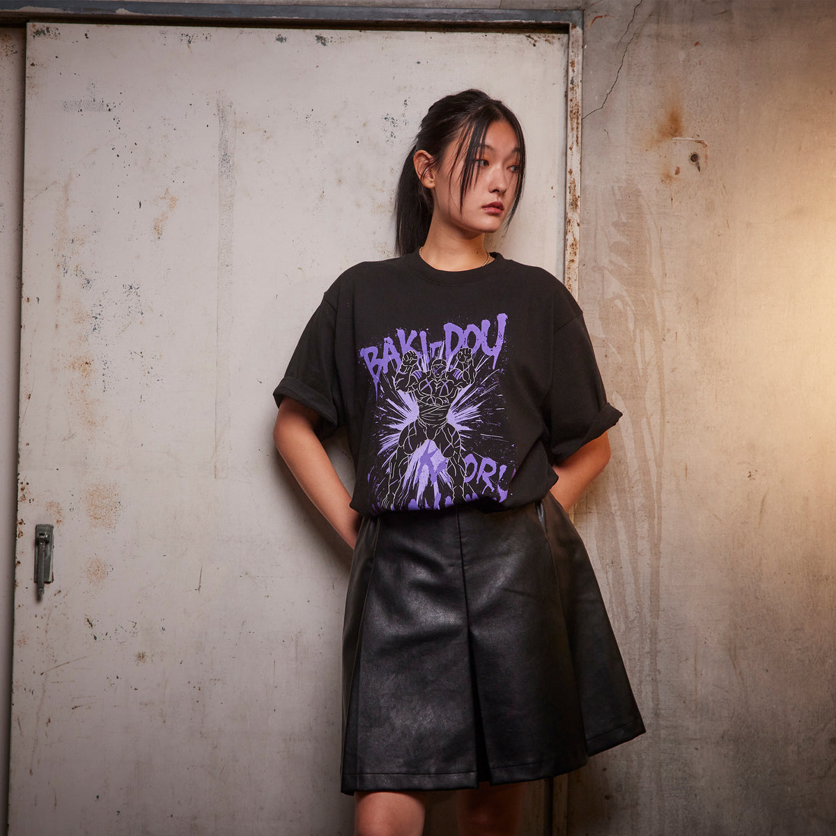 アニメ『刃牙道』シーンイラストTシャツ 6(花山薫)