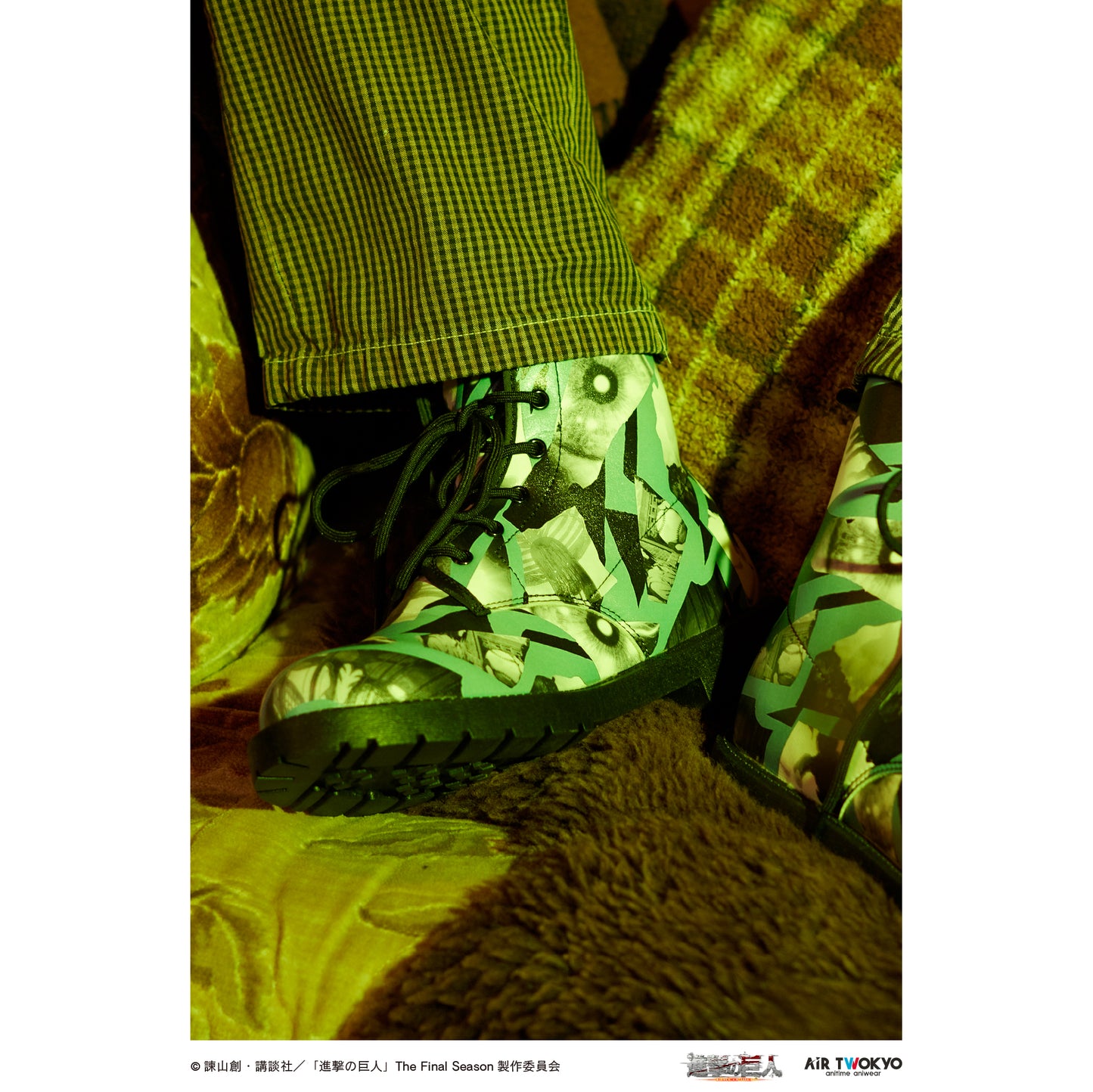「進撃の巨人」 The Final Seasonフェイクレザーブーツ2