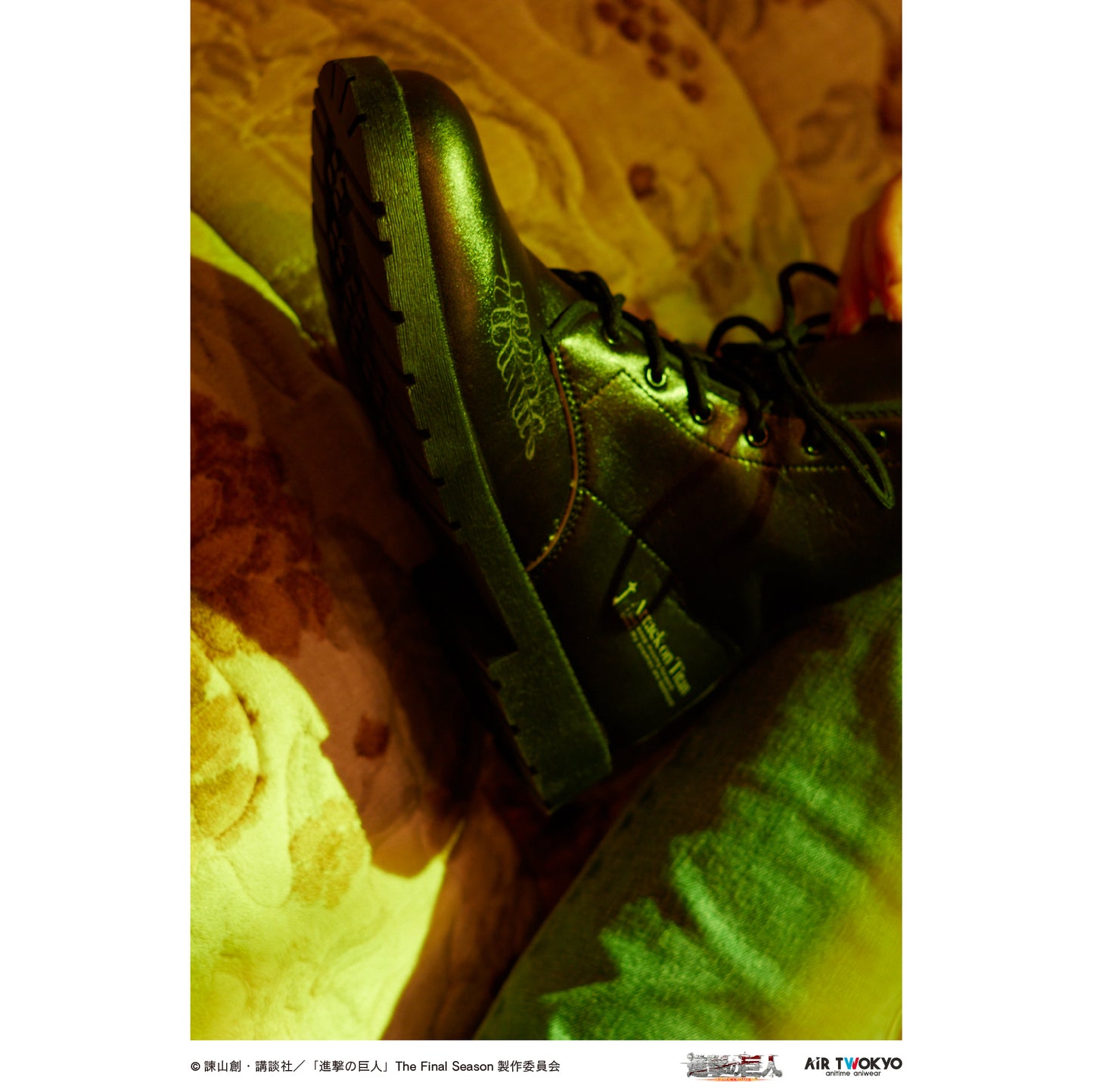 「進撃の巨人」 The Final Seasonフェイクレザーブーツ1