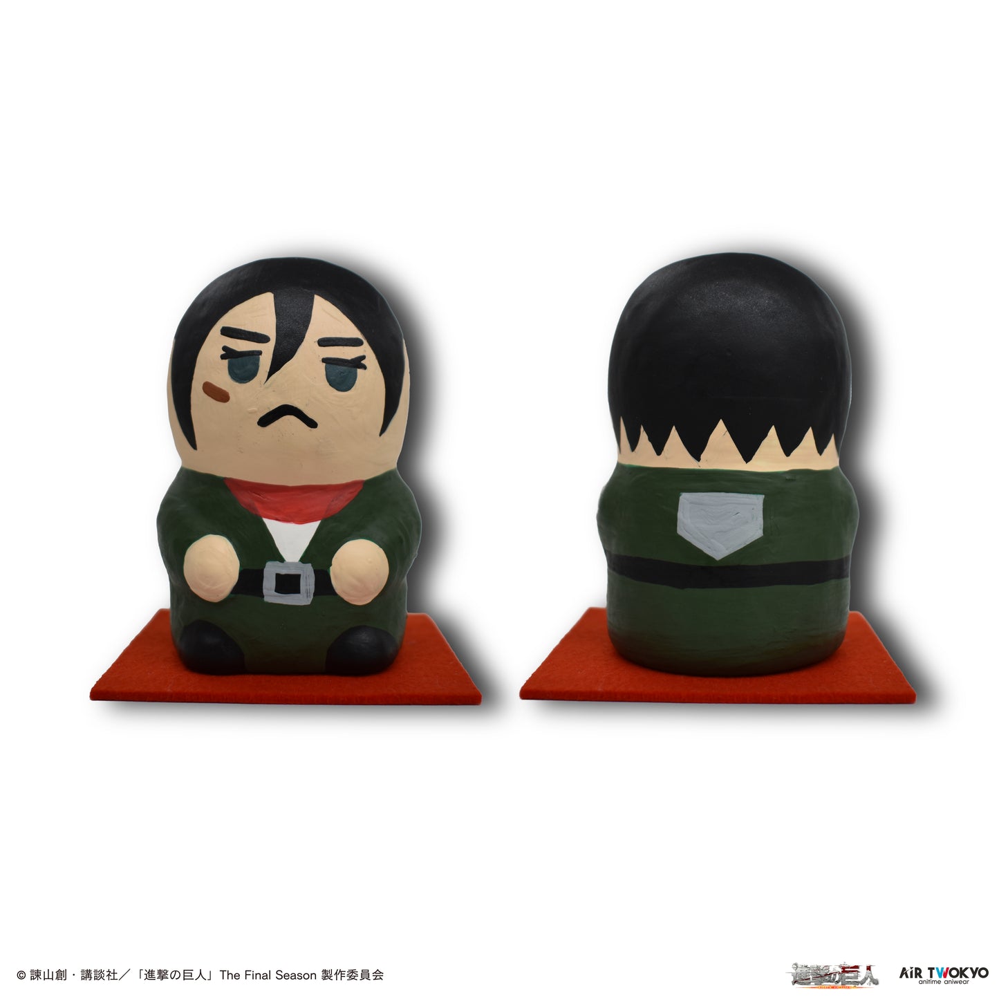 「進撃の巨人」 The Final Season張り子人形 ミカサ