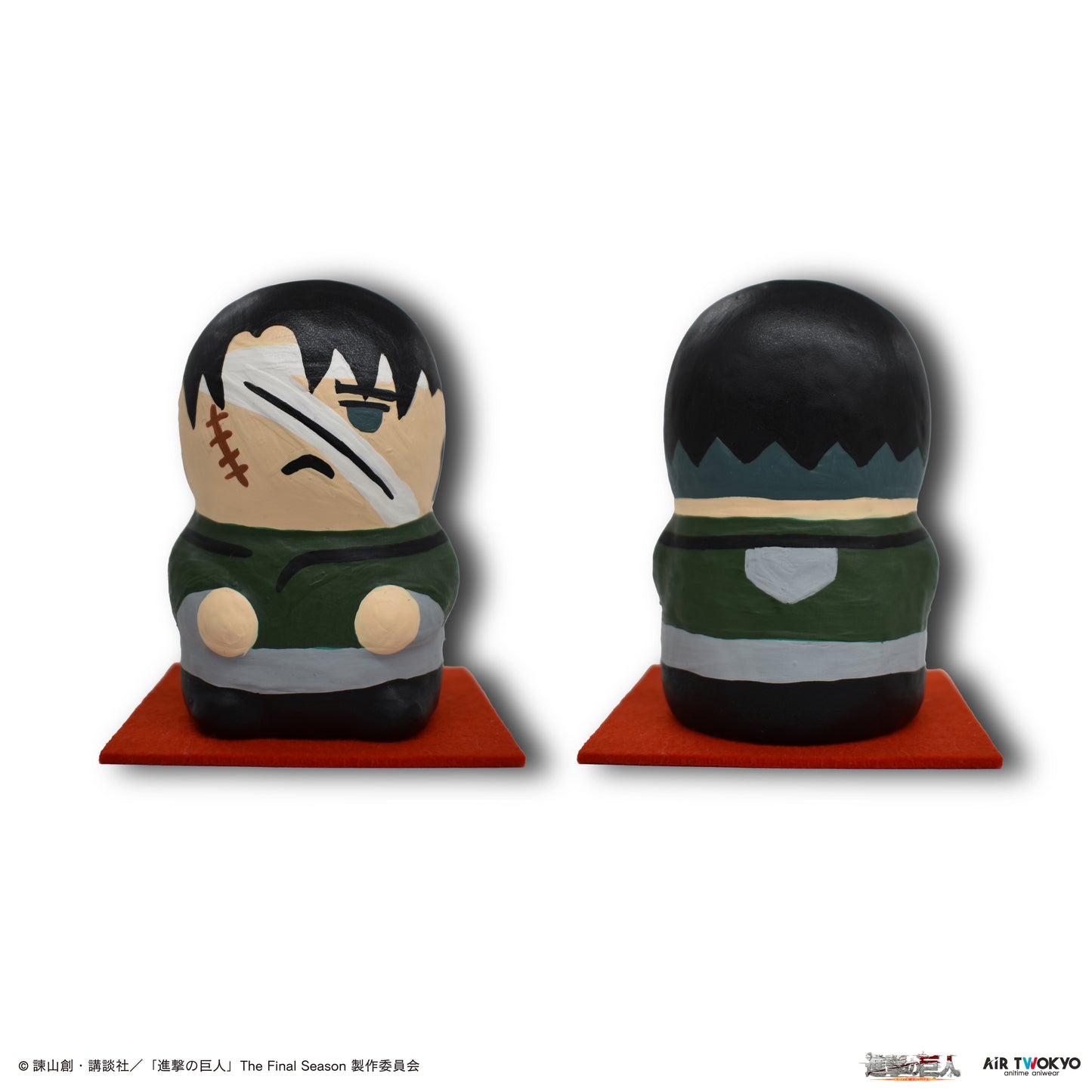「進撃の巨人」 The Final Season張り子人形 リヴァイ