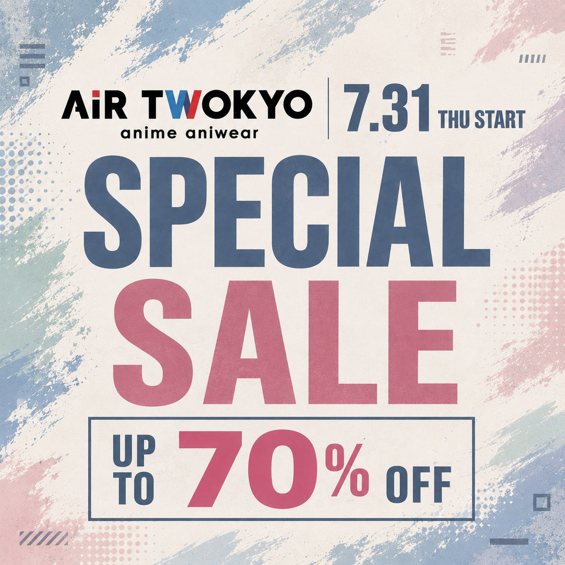 AIR TWOKYOのSUMMER SALEがスタート！