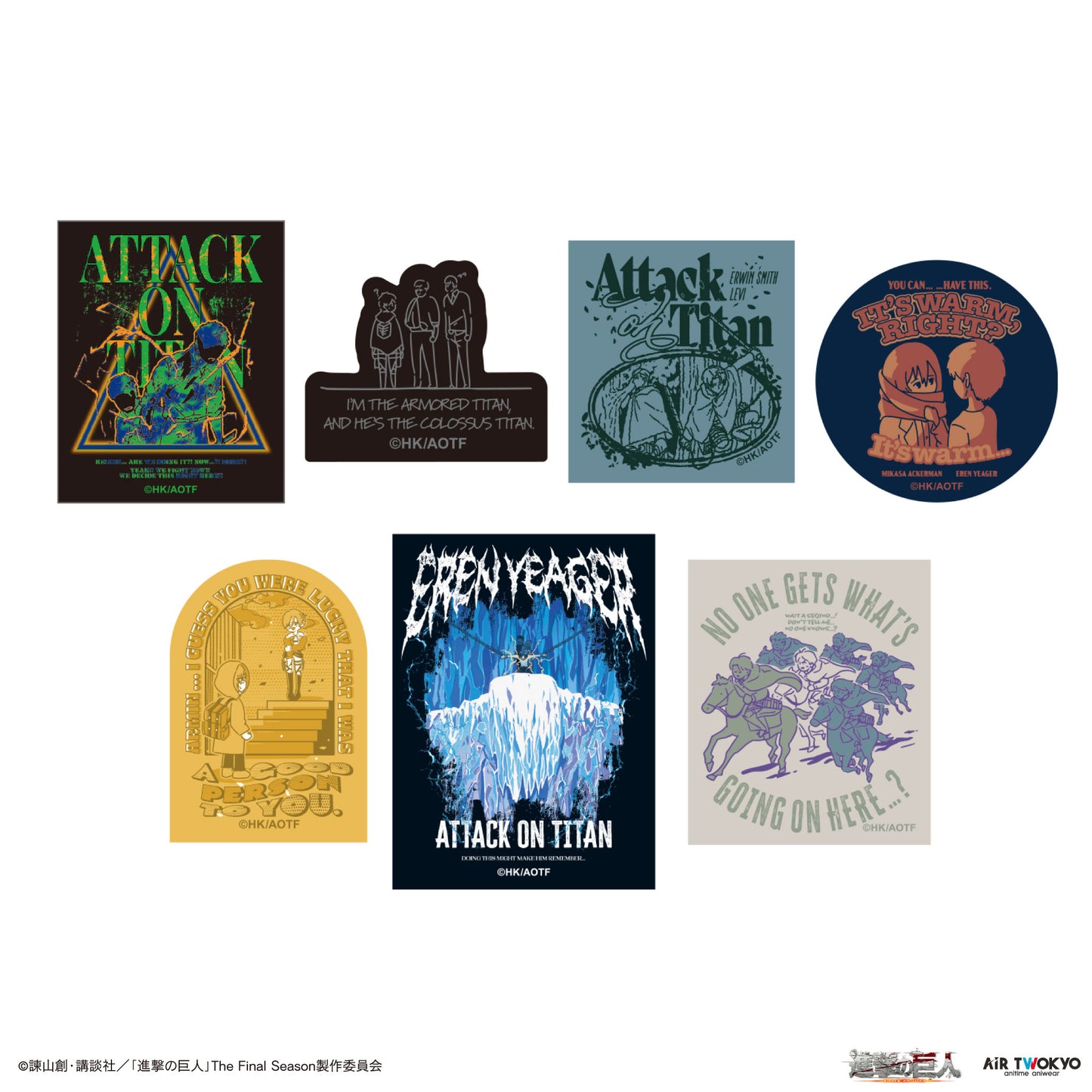 TVアニメ『進撃の巨人』 第11弾 ステッカーセット
