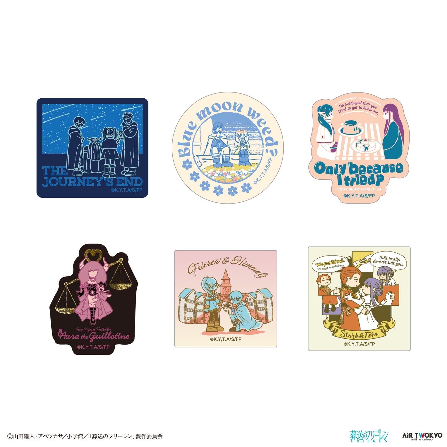 "Frieren: Beyond Journey’s End" Scene Illustration Sticker set