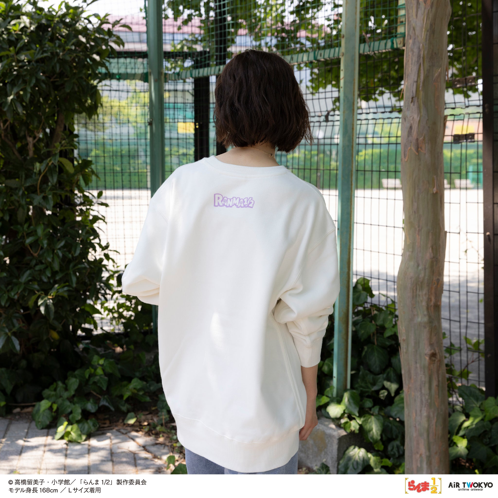 TVアニメ「らんま1/2」第2弾 ポップイラストスウェット 1（早乙女乱馬 & シャンプー）