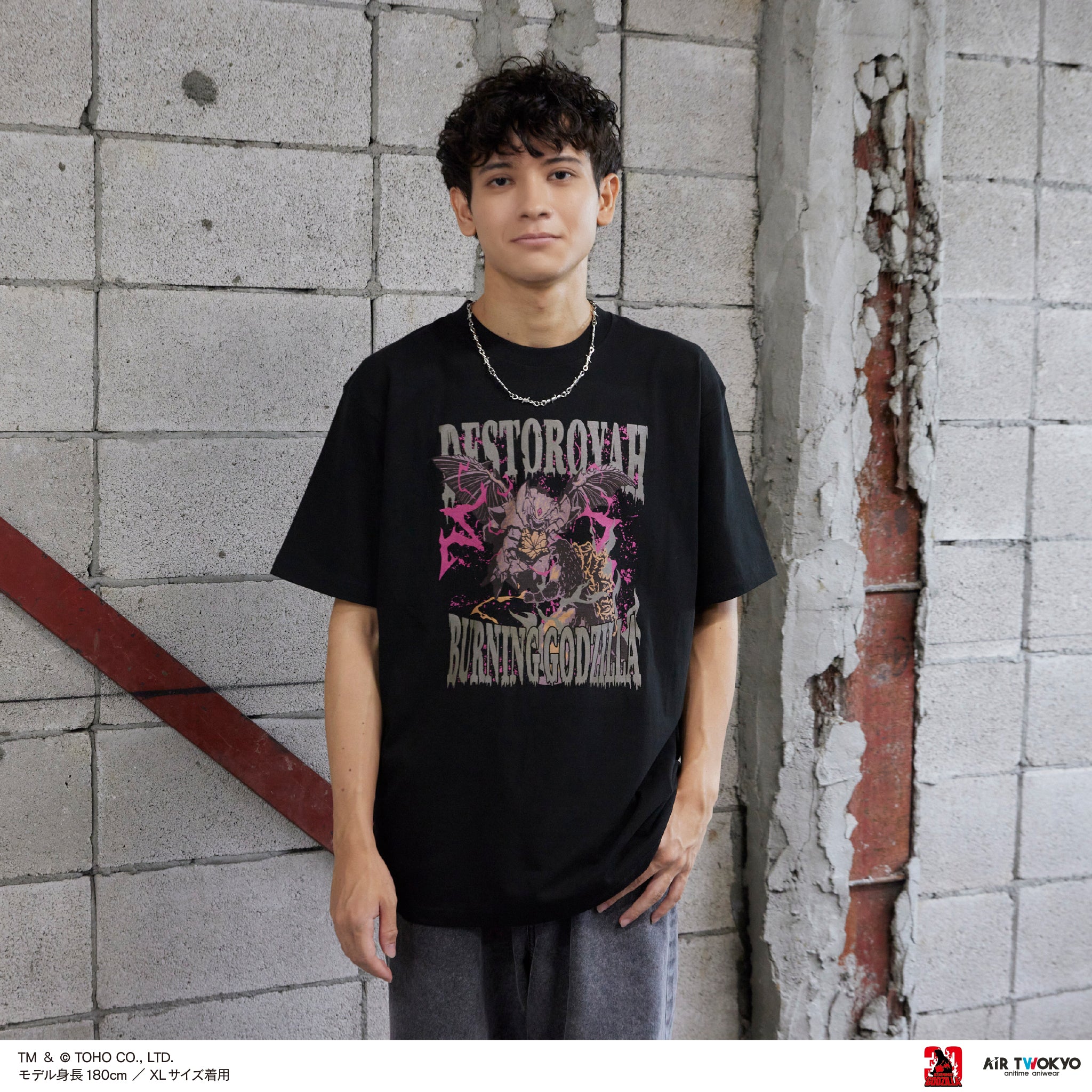 『ゴジラVSデストロイア』30周年 シーンイラストTシャツ 5（ゴジラVSデストロイア）