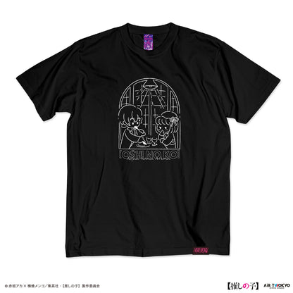 TVアニメ『【推しの子】』第２弾 モノトーンシーンイラストTシャツ 4（有馬かな＆アクア）