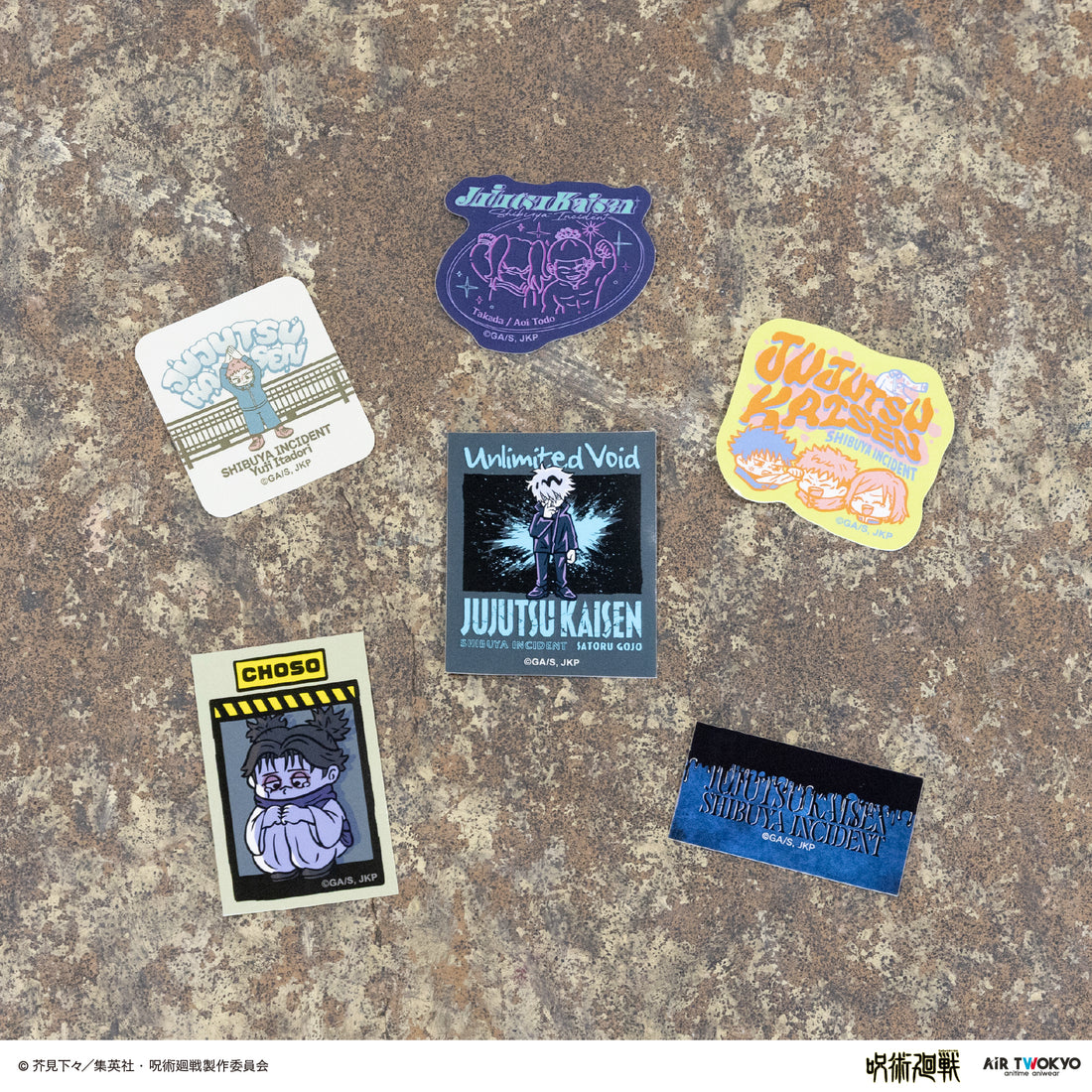 『呪術廻戦』「渋谷事変」第3弾 シーンイラストステッカーセット