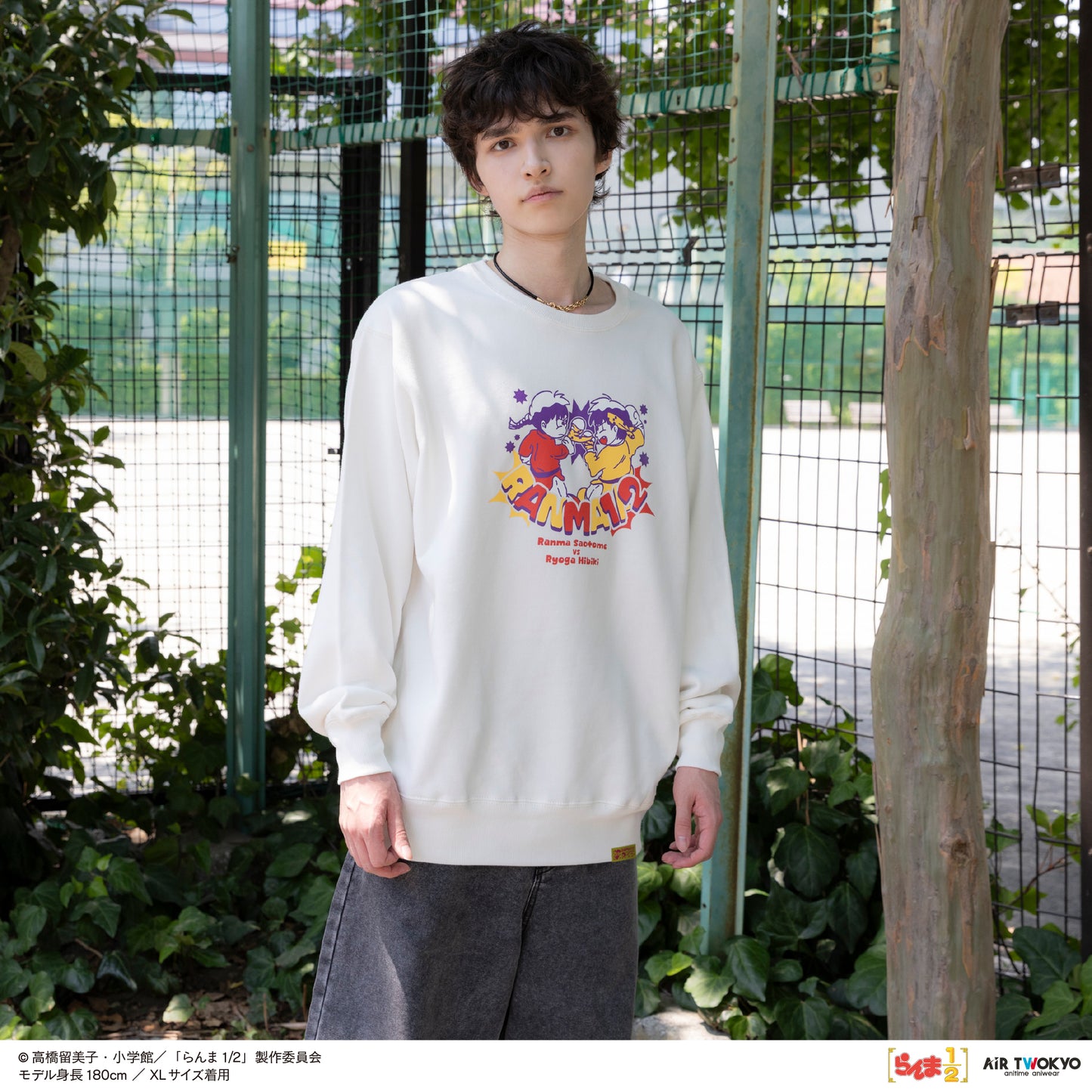 TVアニメ「らんま1/2」第2弾 ポップイラストスウェット 2（早乙女乱馬 & 響良牙）