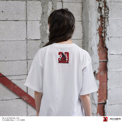 『ゴジラVSデストロイア』30周年 シーンイラストTシャツ 6（ゴジラ＆デストロイア）