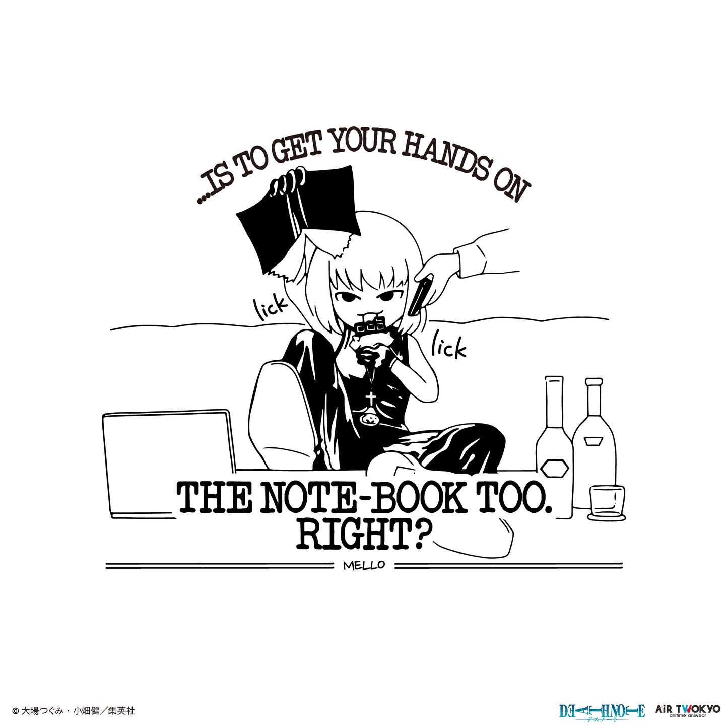 『DEATH NOTE』 第１弾 シーンイラストTシャツ 6（メロ）