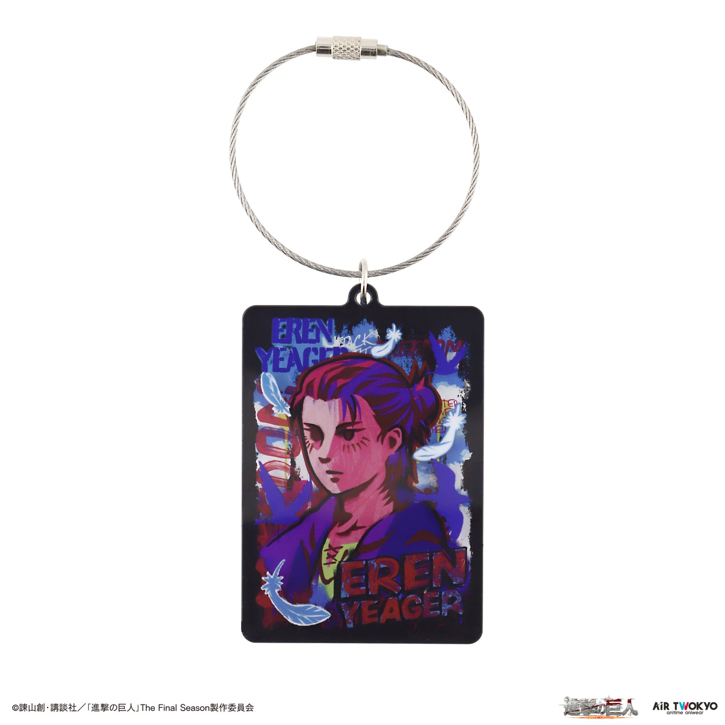  "Attack on Titan" The Final Season Wall Art 3D Acrylic Key Ring