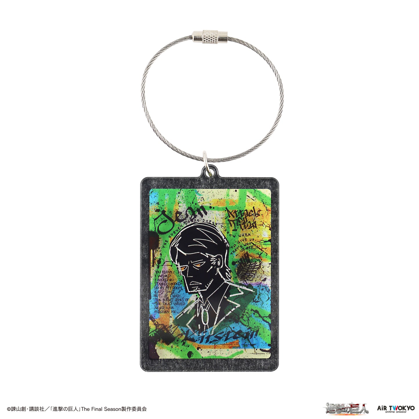  "Attack on Titan" The Final Season Wall Art 3D Acrylic Key Ring