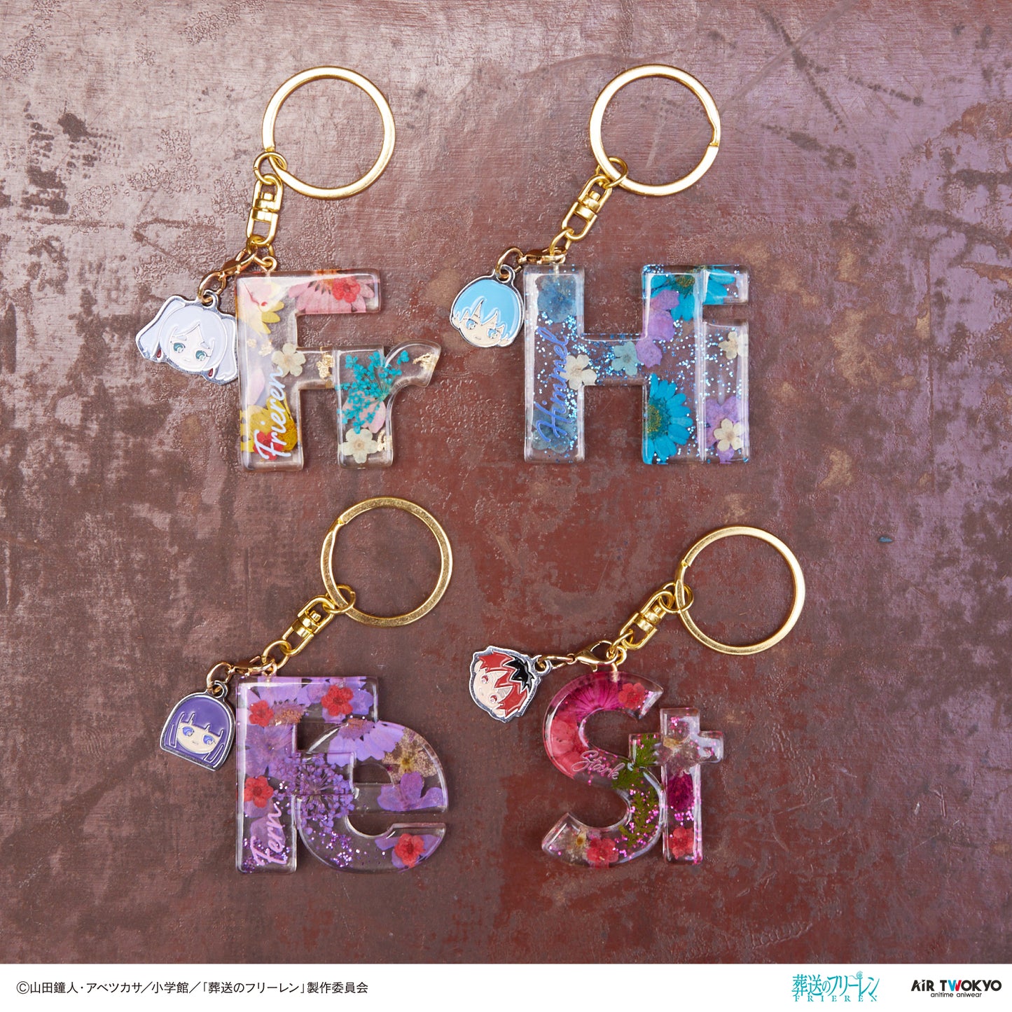  "Frieren: Beyond Journey’s End" Alphabet keychain