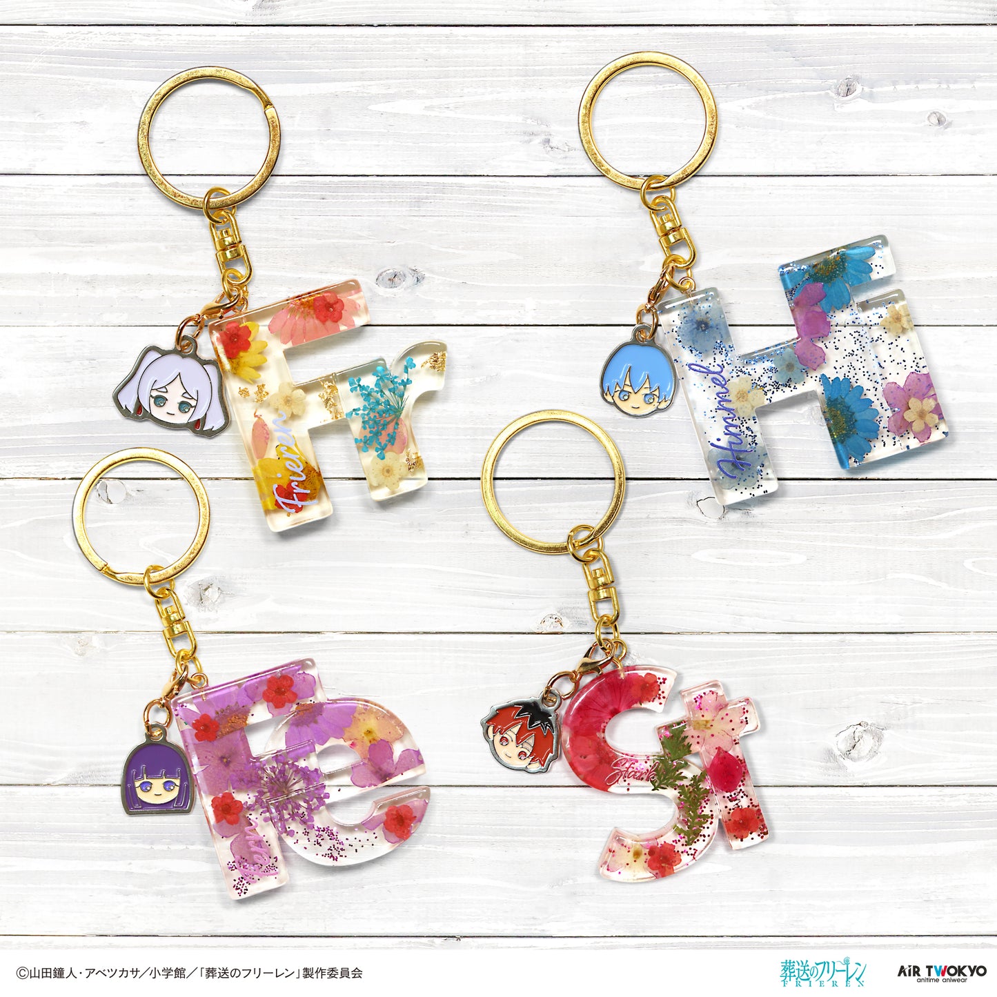  "Frieren: Beyond Journey’s End" Alphabet keychain