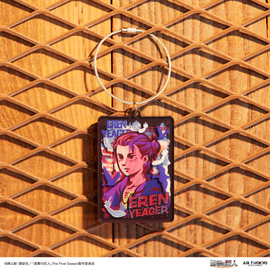  "Attack on Titan" The Final Season Wall Art 3D Acrylic Key Ring