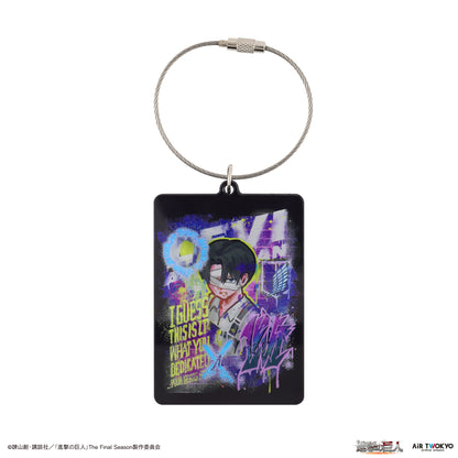  "Attack on Titan" The Final Season Wall Art Vol.2 3D Acrylic Key Ring