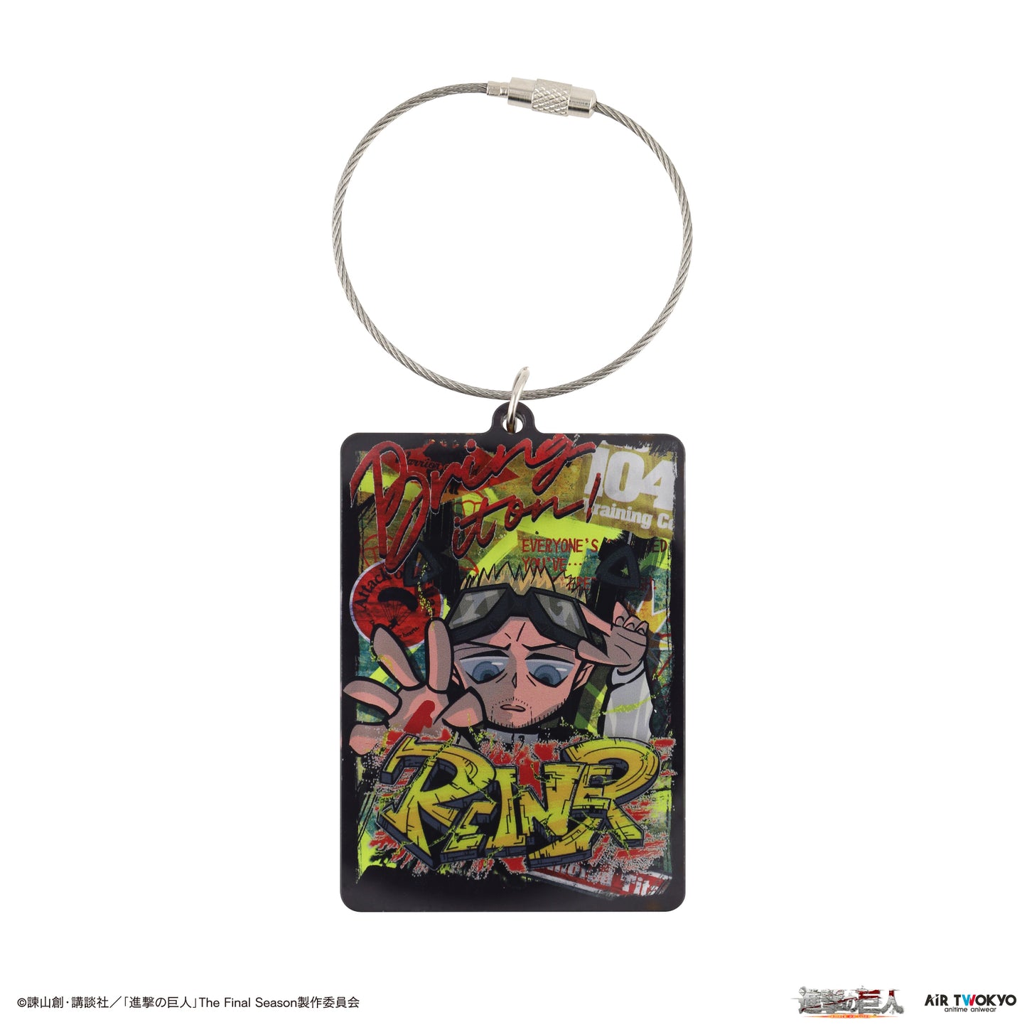  "Attack on Titan" The Final Season Wall Art Vol.2 3D Acrylic Key Ring