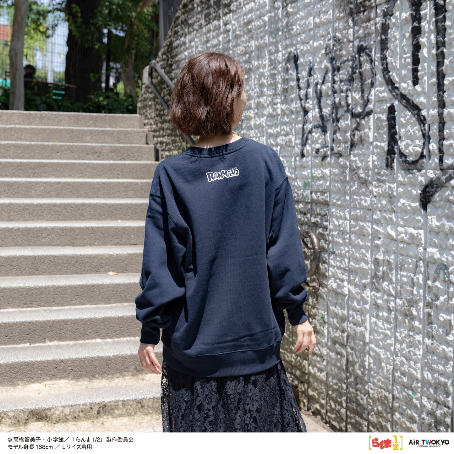 TVアニメ「らんま1/2」第2弾 ポップイラストスウェット 3（天道あかね & Pちゃん）