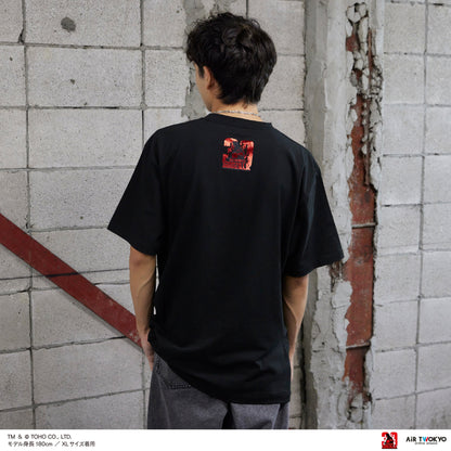 『ゴジラVSデストロイア』30周年 シーンイラストTシャツ 6（ゴジラ＆デストロイア）