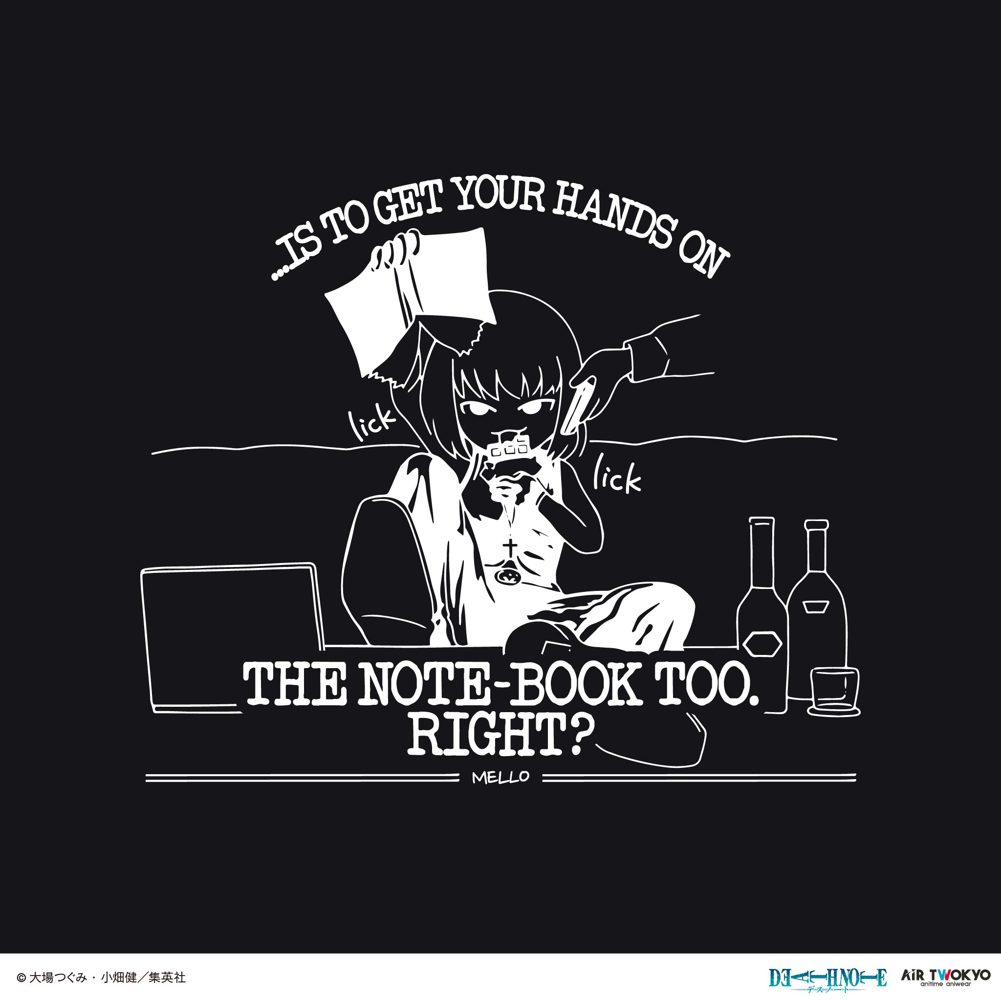DEATH NOTE』 第1弾 シーンイラストTシャツ 6（メロ） – AIR TWOKYO