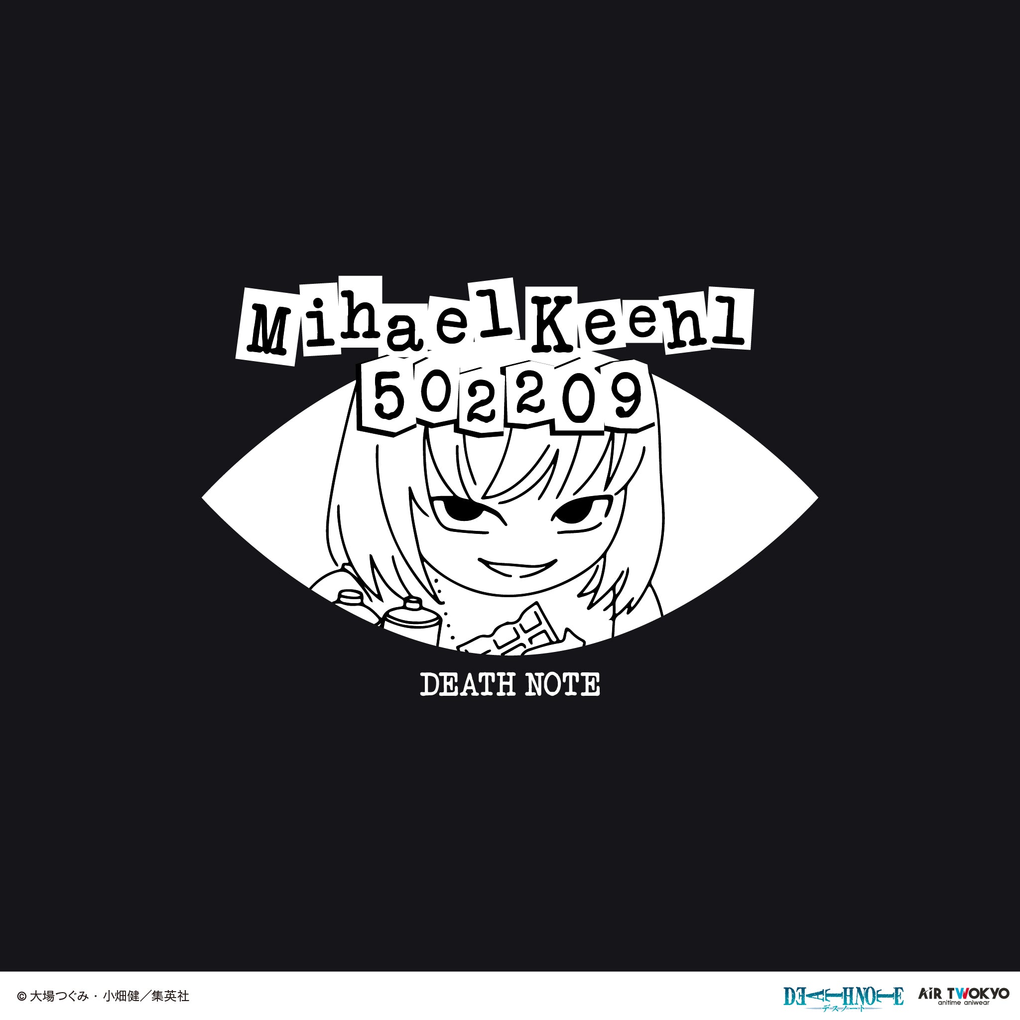 DEATH NOTE』 第1弾 シーンイラストTシャツ 6（メロ） – AIR TWOKYO