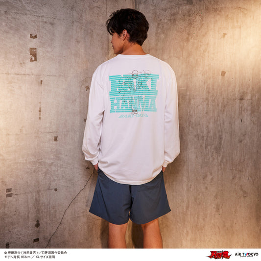 アニメ『刃牙道』シーンイラストロングスリーブTシャツ 1（日がな丸一日を武の中に）