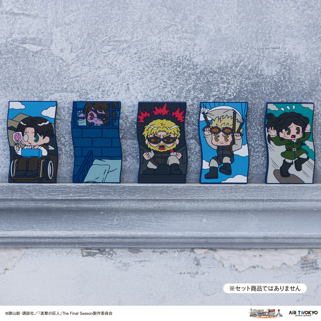TVアニメ『進撃の巨人』The Final Season 第２弾 キャラクターラバーフィギュア