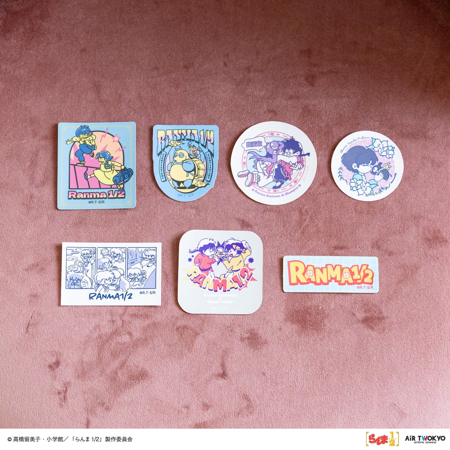 TVアニメ「らんま1/2」第2弾 ポップイラストステッカーセット