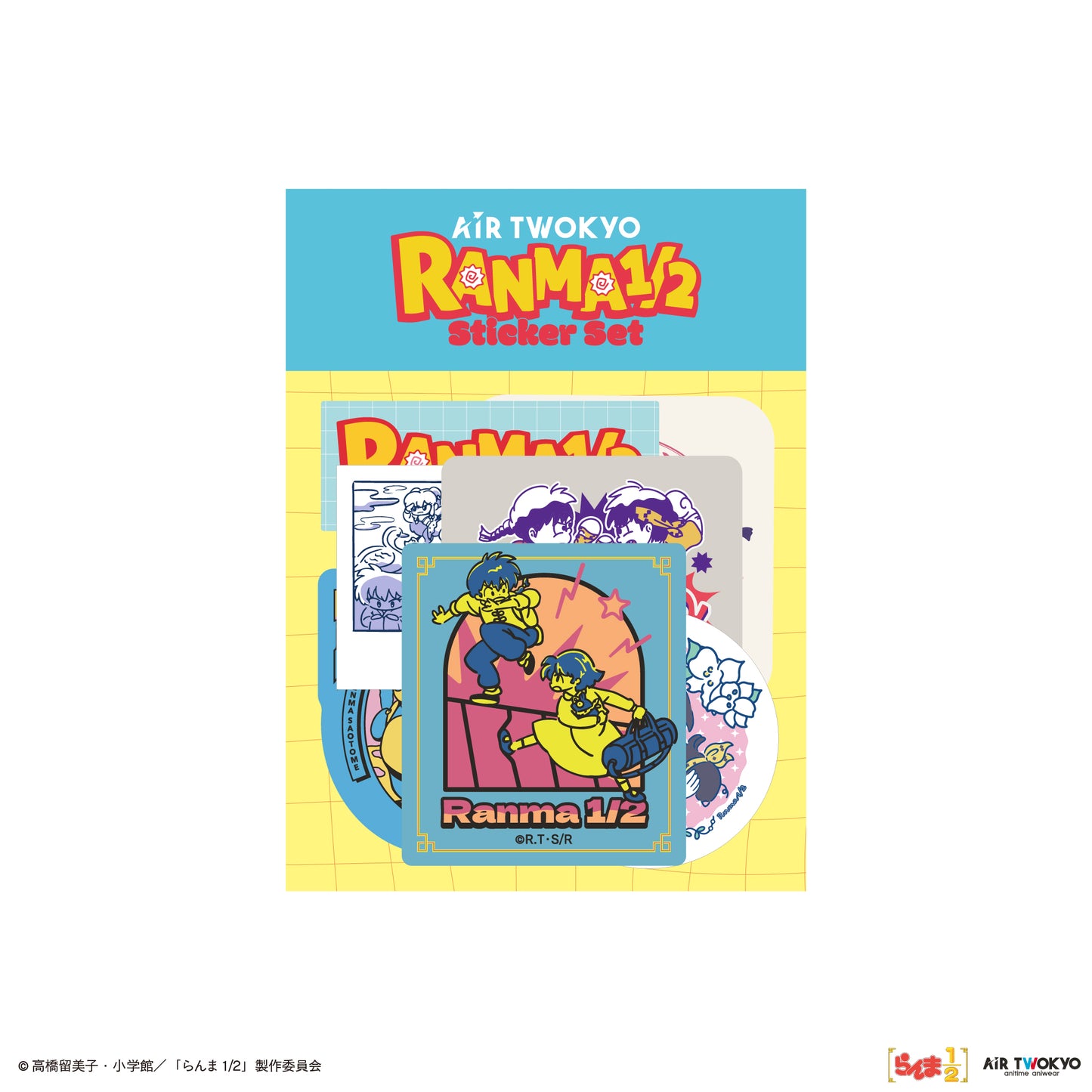 TVアニメ「らんま1/2」第2弾 ポップイラストステッカーセット