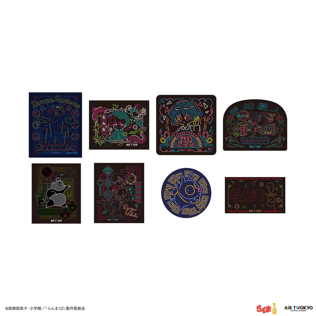 TVアニメ「らんま1/2」第１弾 ステッカーセット