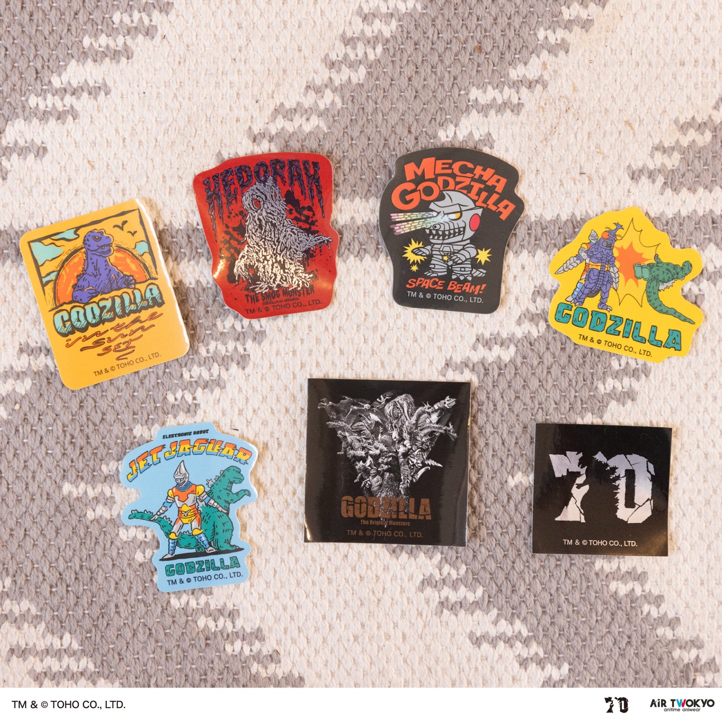 Godzilla 70th Anniversary Godzilla Showa Era Sticker Set