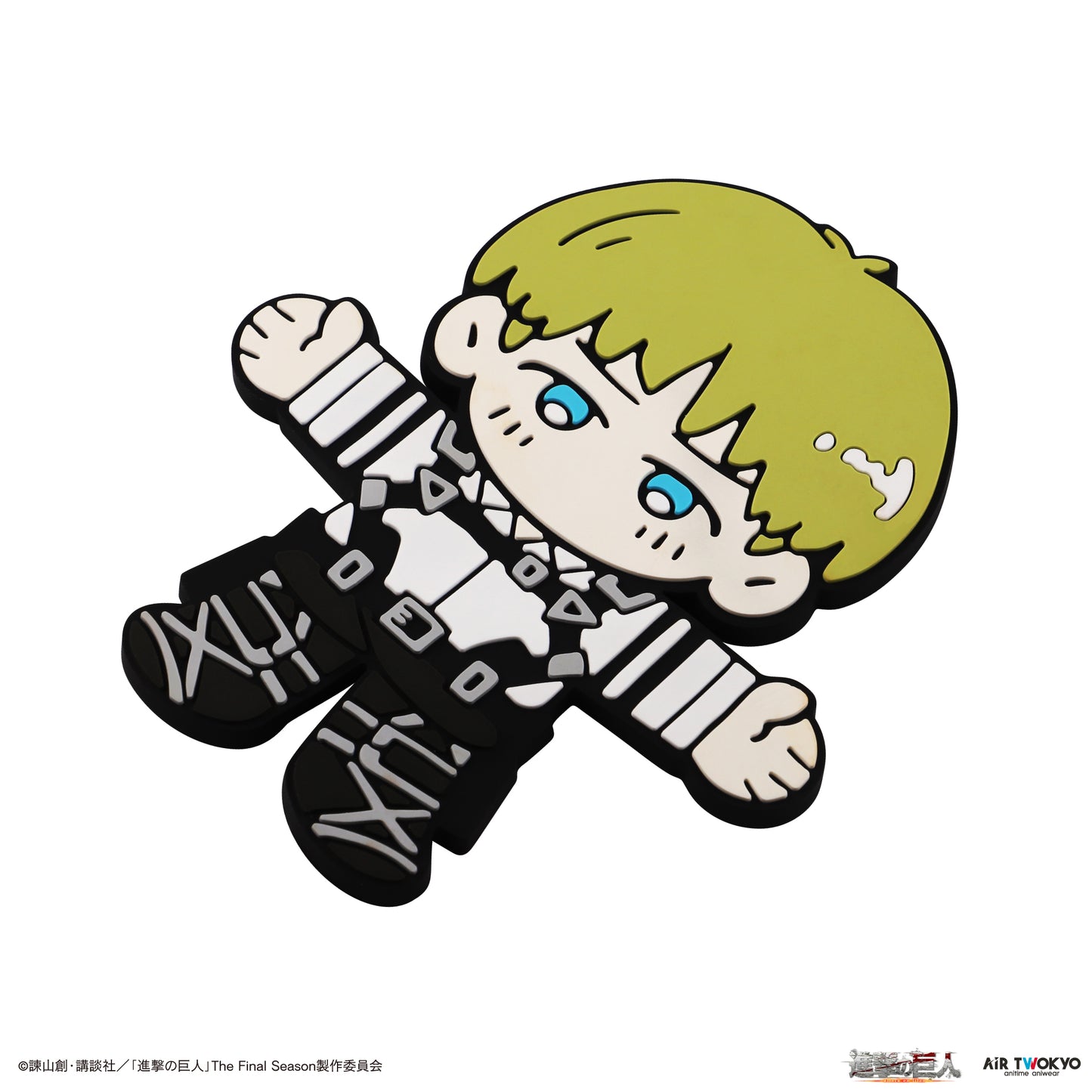 "Attack on Titan" The Final Season "Hug me‼" Rubber Magnet Hook