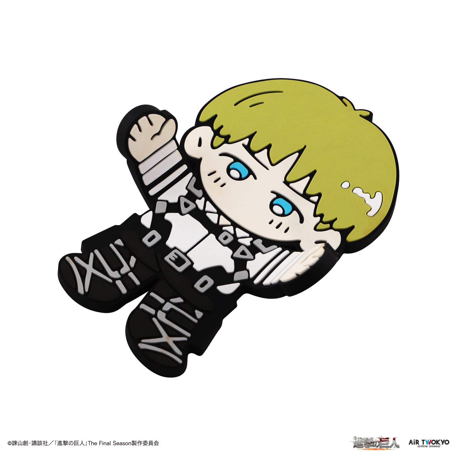 "Attack on Titan" The Final Season "Hug me‼" Rubber Magnet Hook