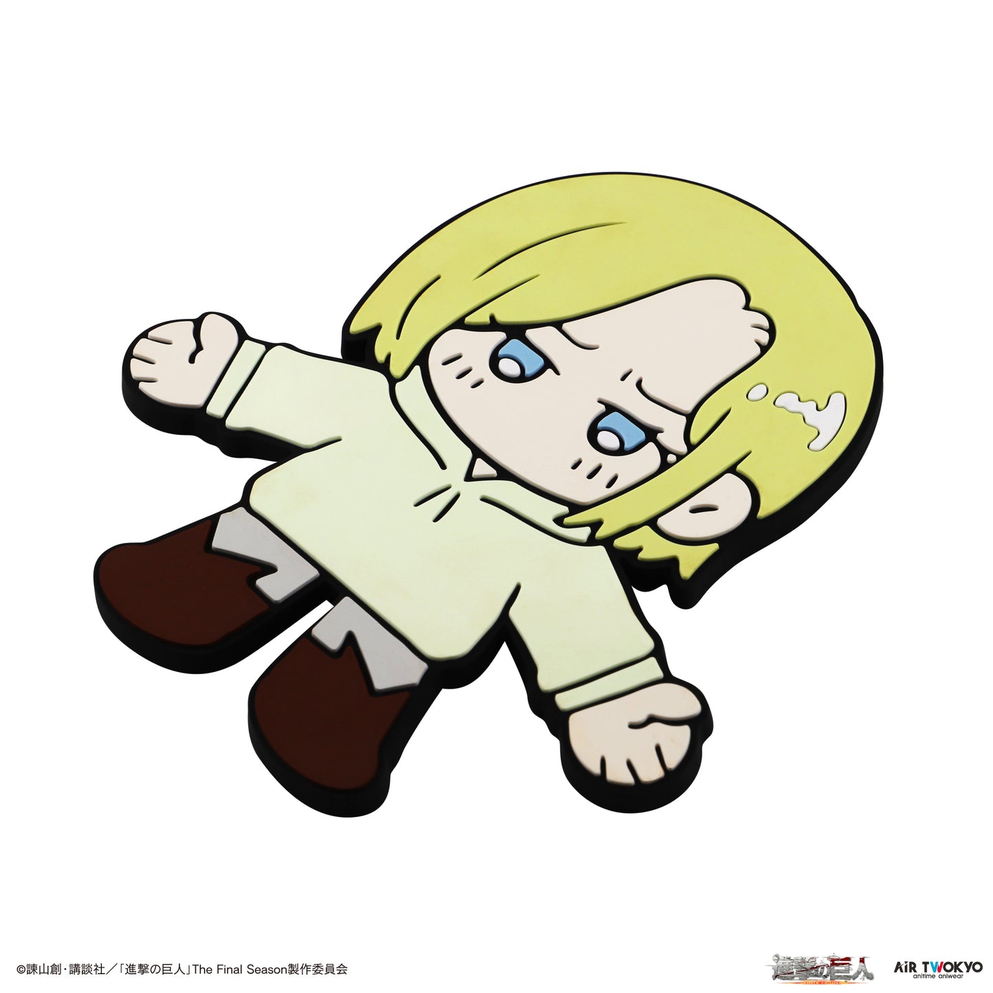 "Attack on Titan" The Final Season "Hug me‼" Rubber Magnet Hook