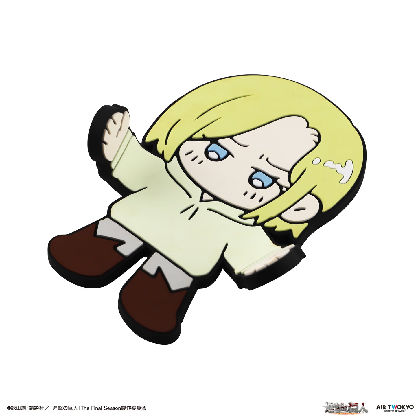 "Attack on Titan" The Final Season "Hug me‼" Rubber Magnet Hook