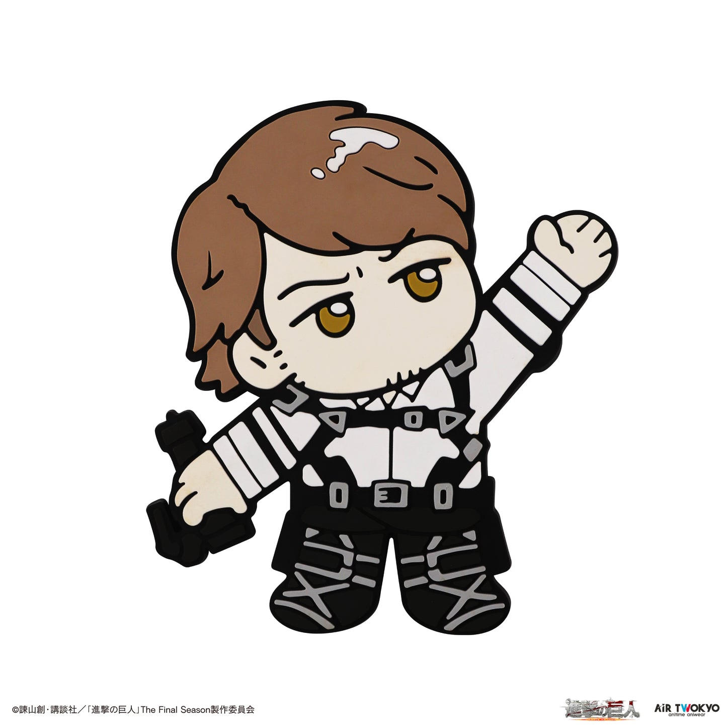 "Attack on Titan" The Final Season "Hug me‼" Rubber Magnet Hook