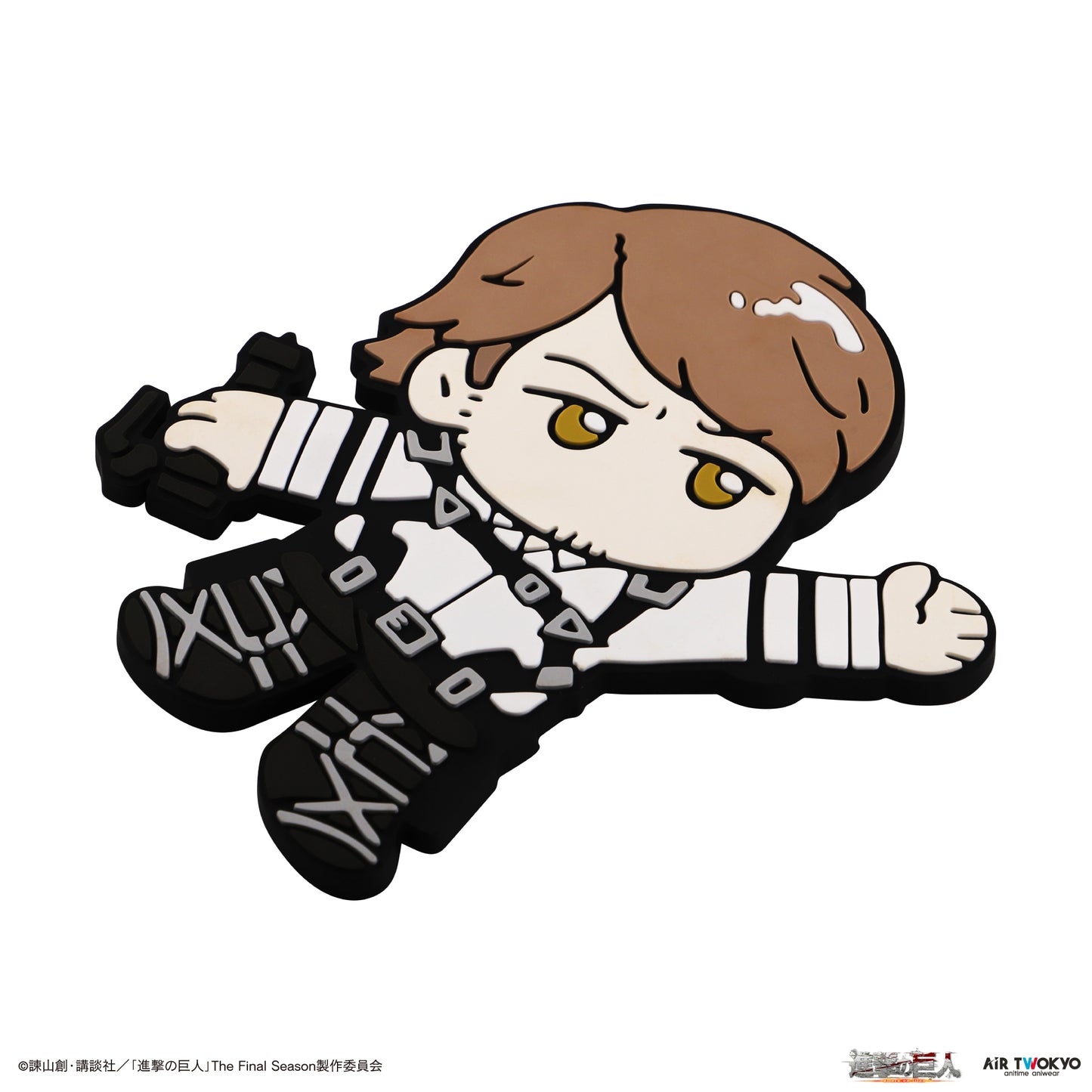 "Attack on Titan" The Final Season "Hug me‼" Rubber Magnet Hook