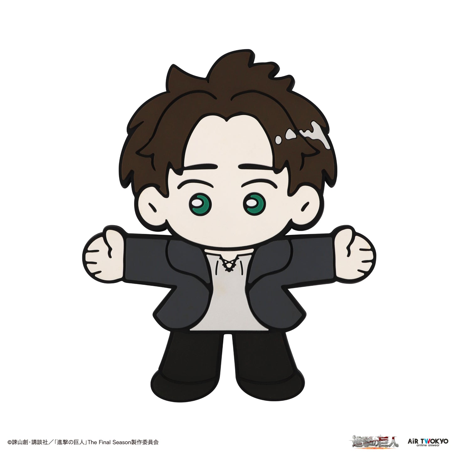 "Attack on Titan" The Final Season "Hug me‼" Rubber Magnet Hook