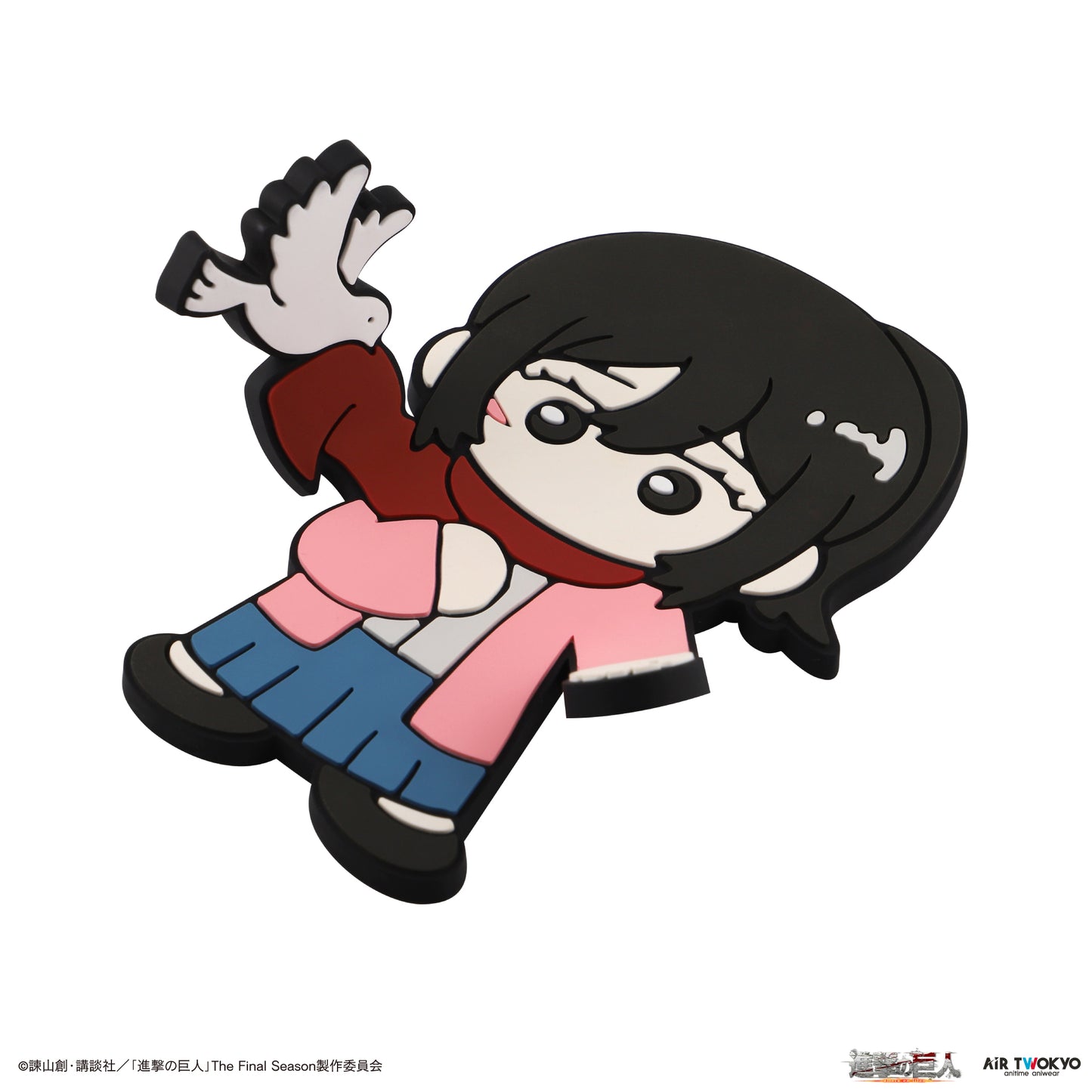 "Attack on Titan" The Final Season "Hug me‼" Rubber Magnet Hook