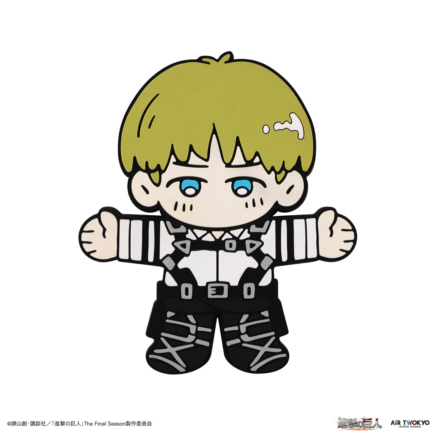 "Attack on Titan" The Final Season "Hug me‼" Rubber Magnet Hook