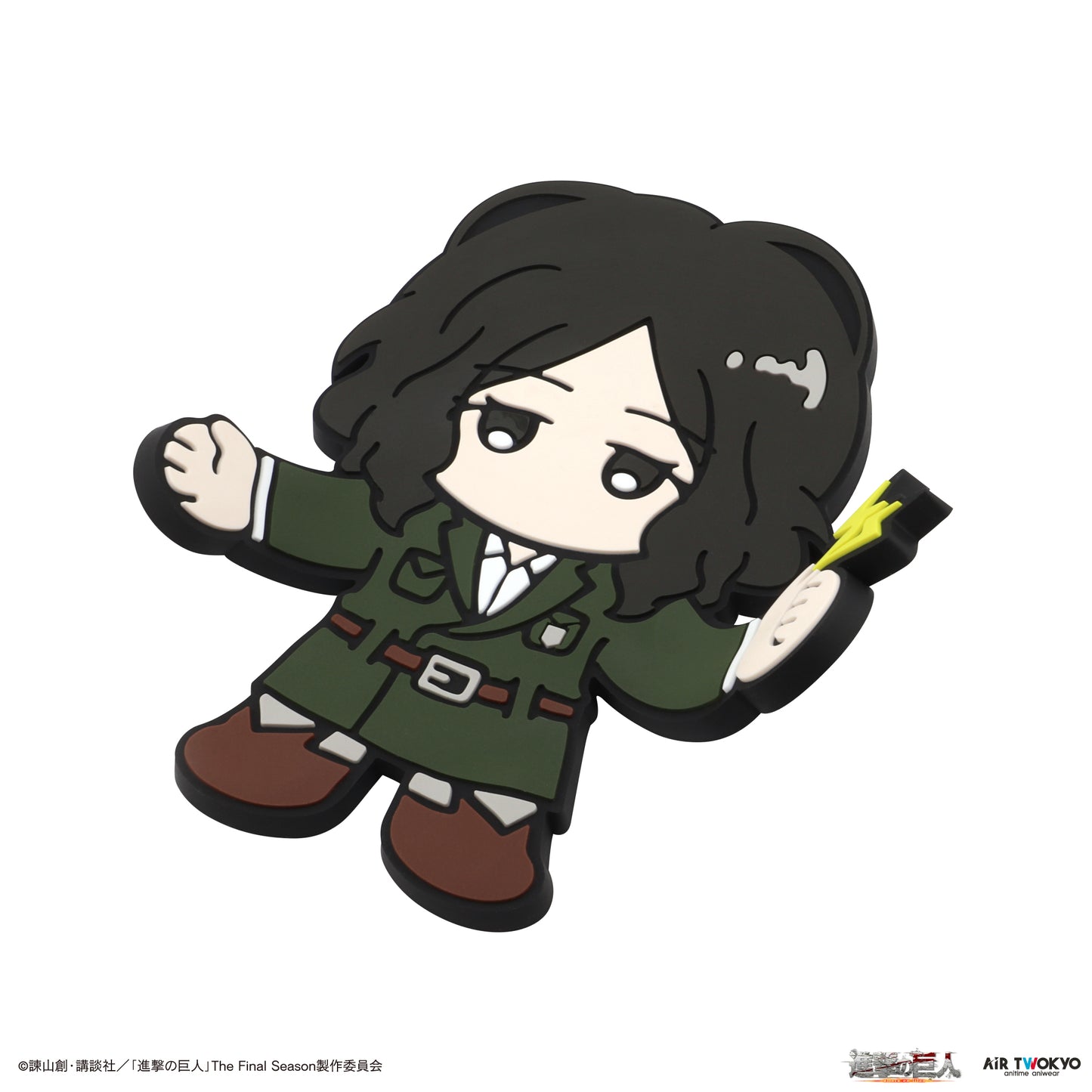 "Attack on Titan" The Final Season Vol. 2 "Hug me‼" Rubber Magnet Hook