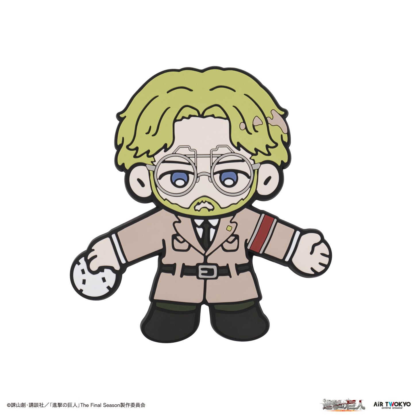 "Attack on Titan" The Final Season Vol. 2 "Hug me‼" Rubber Magnet Hook