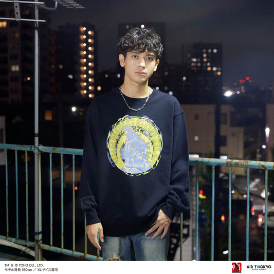 『ゴジラVSデストロイア』30周年 シーンイラストスウェット 2（バーニングゴジラ）