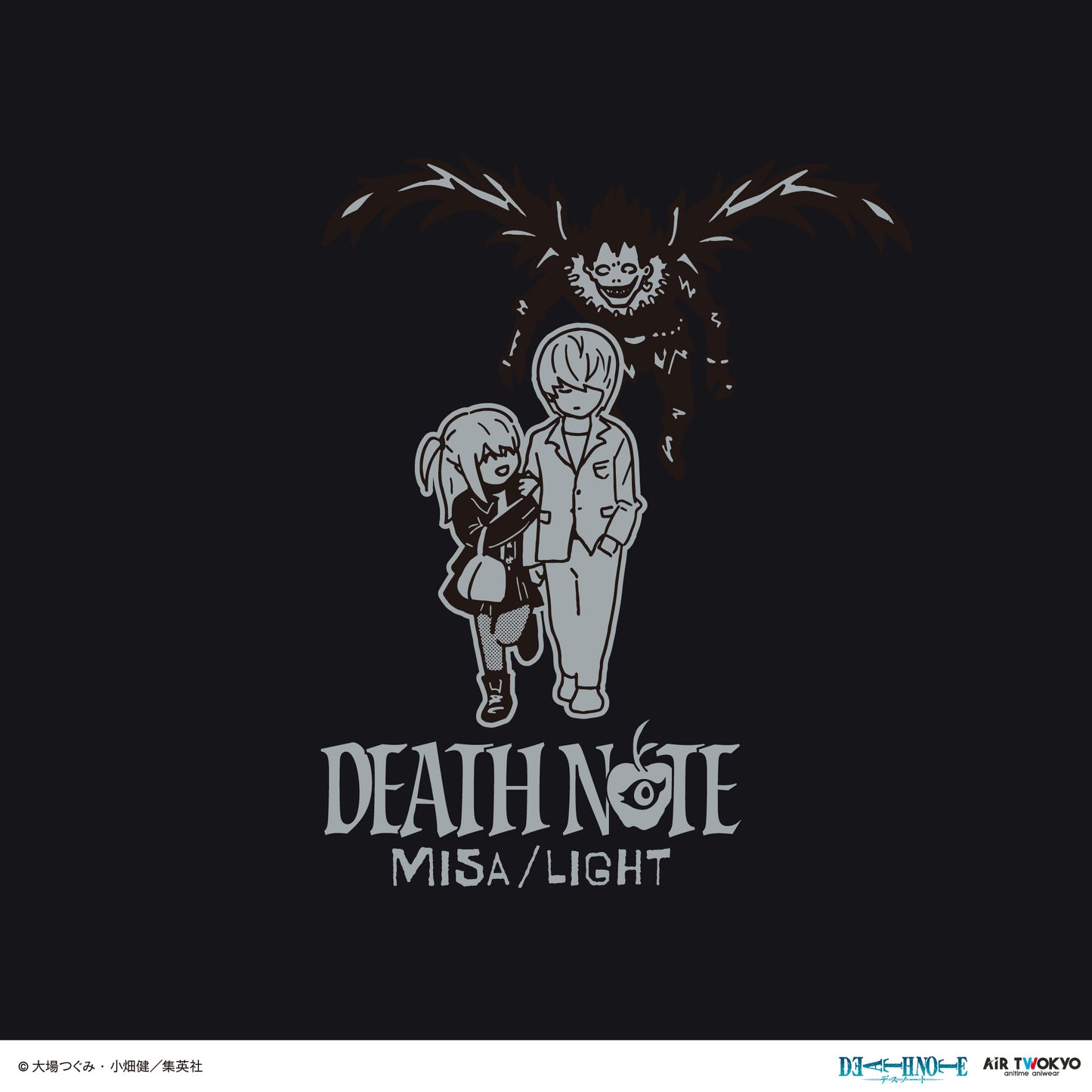 『DEATH NOTE』 第１弾 シーンイラストTシャツ 7（夜神月＆弥海砂＆リューク）
