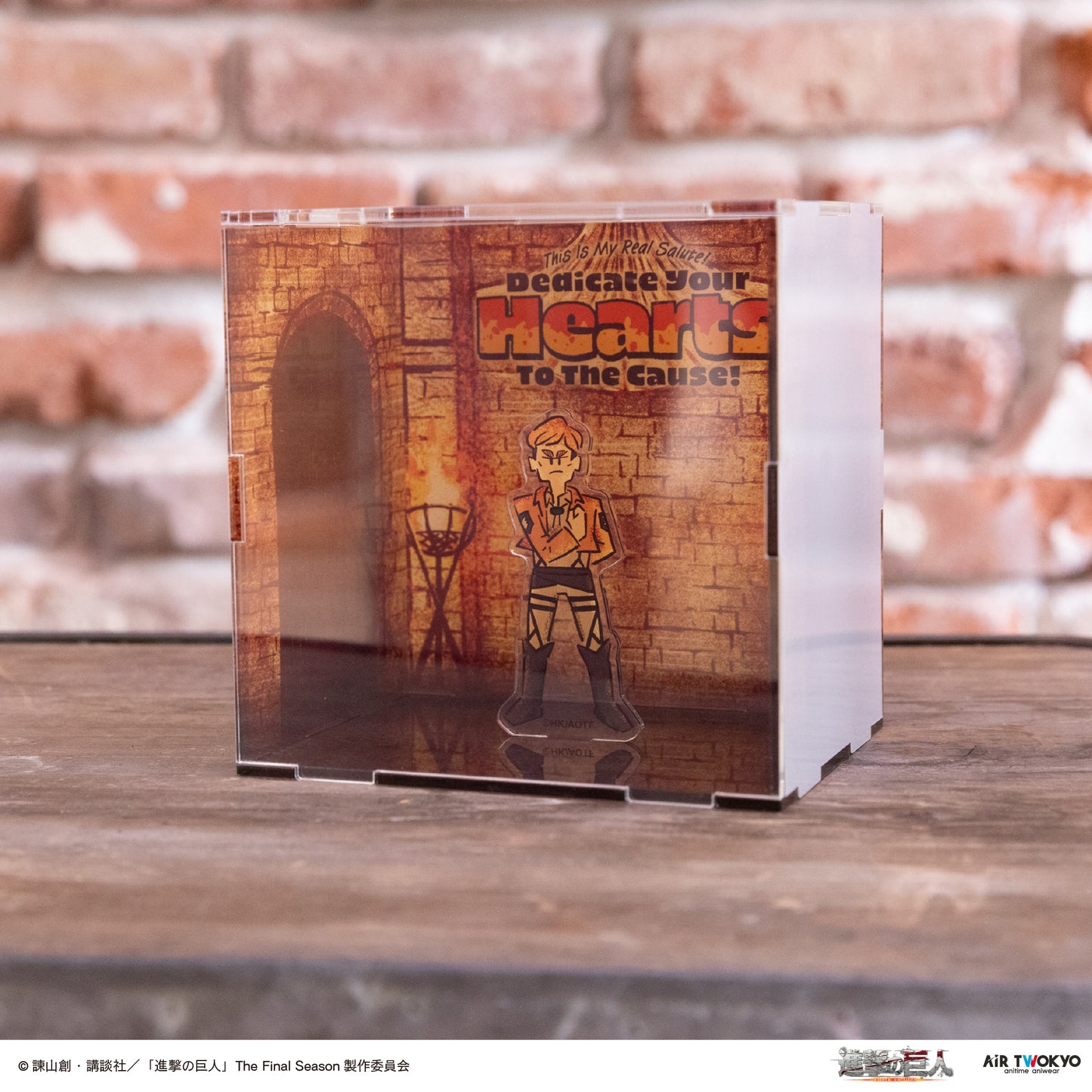 TVアニメ『進撃の巨人』 アクリルジオラマ 2（本物の敬礼）