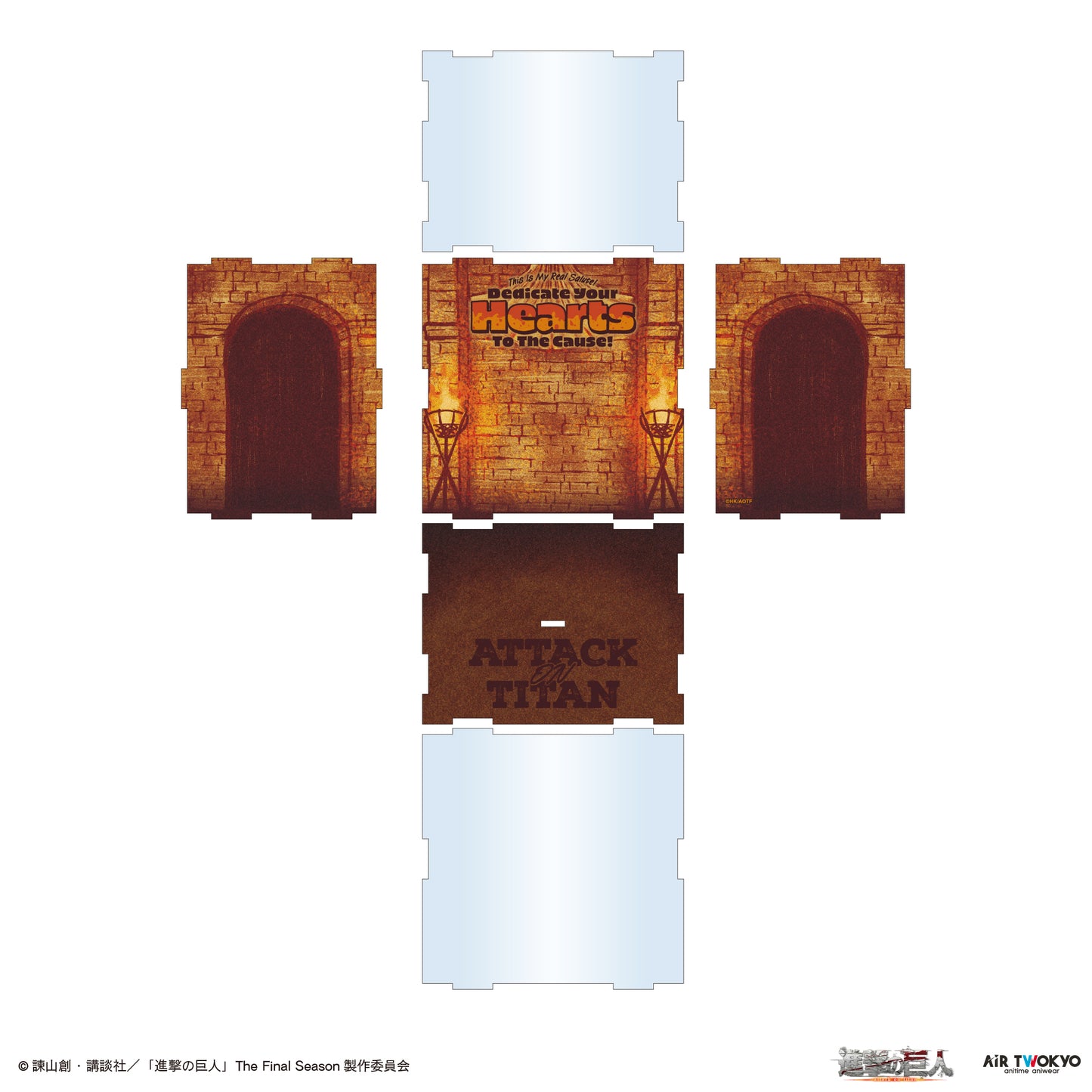 TVアニメ『進撃の巨人』 アクリルジオラマ 2（本物の敬礼）